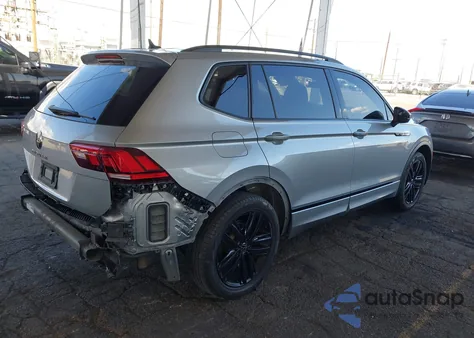 2022 Volkswagen Tiguan 2.0T Se R-Line Black from USA, damaged, VIN 3VVCB7AX7NM099224